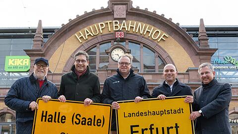 Ob Halle oder Erfurt ist den Beteiligten nach eigenen Angaben egal.