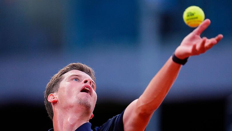 Alexander Blockx ist Zverevs erster Wimbledon-Gegner. (Archivbild)