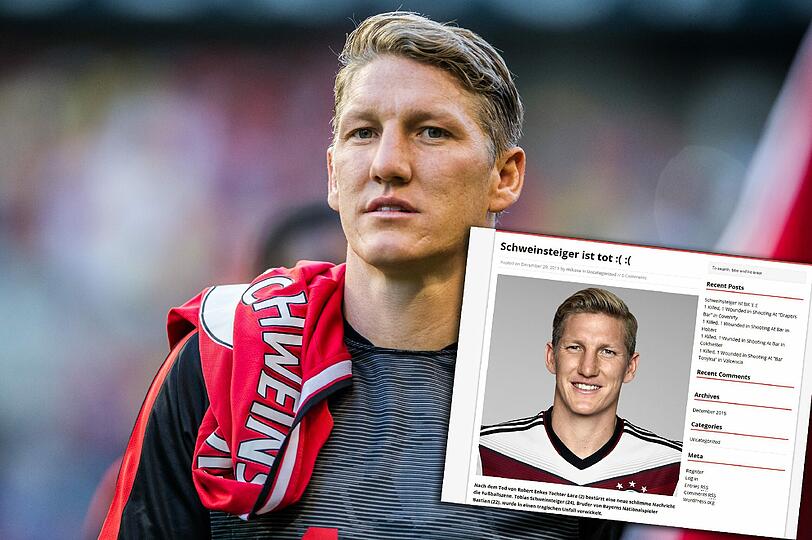 Weilt immer noch unter den Lebenden: Fußball-Star Bastian Schweinsteiger.