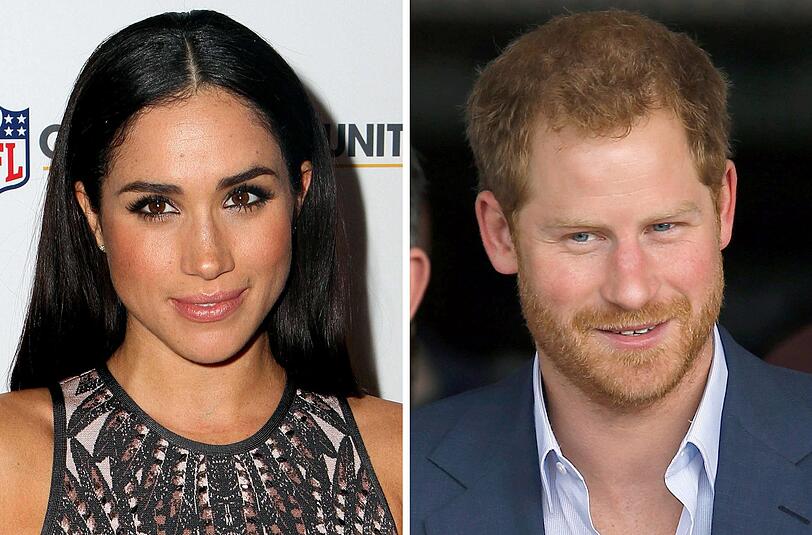 Ob die nackigen Liebesgrüße wohl an Harry gerichtet waren? Die US-Schauspielerin Meghan Markle und der britische Prinz sind seit einigen Monaten liiert.