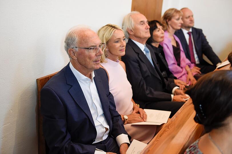 Franz Beckenbauer und Frau Heidi