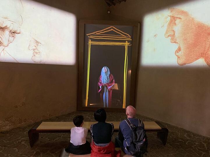 Eine Ausstellung im Geburtshaus des Künstlers Leonardo da Vinci versucht sein Leben nachzuzeichnen.