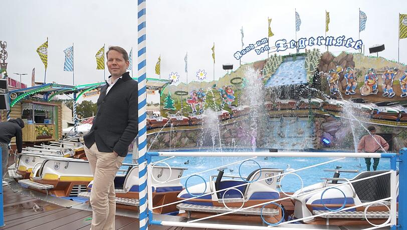 Florian Wiegand zieht Berge der Wiesn vor. Aber die Wiesn macht mit der Berg- und Talbahn "Rund um den Tegernsee“ auch ihm ein unwiderstehliches Angebot.
