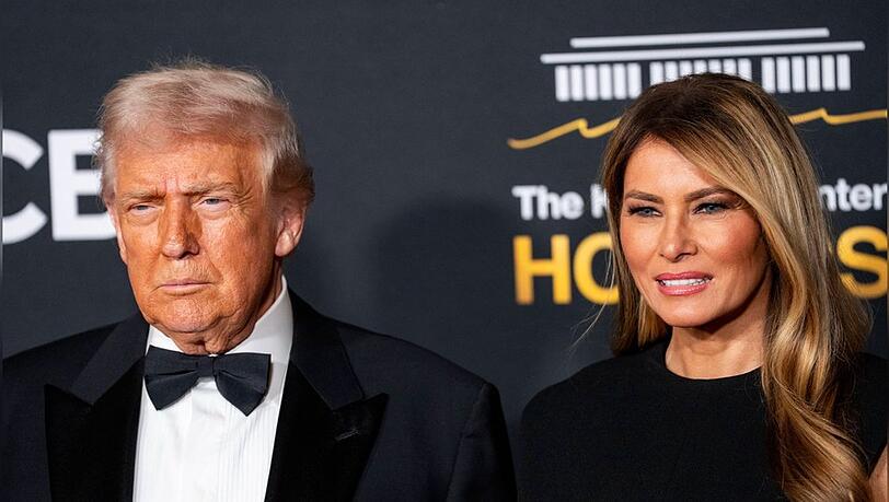 Donald Trump mit Ehefrau Melania bei den diesjährigen Kennedy Center Honors. Donald Trump mit Ehefrau Melania bei den diesjährigen Kennedy Center Honors.