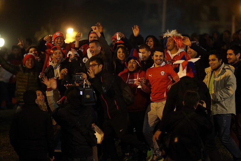 Die verrückten Bilder der Fans bei der Copa America 2015.