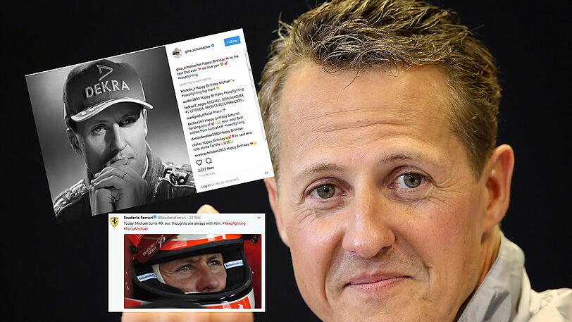 Gina und Ferrari gratulieren Michael Schumacher zum Geburtstag