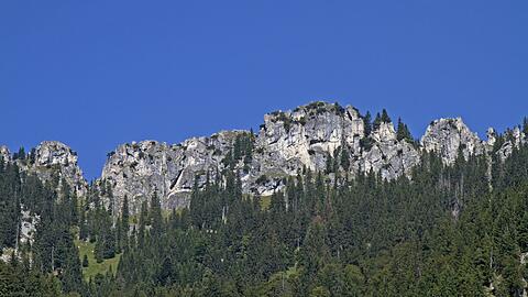 Der Berg Pürschling in den Ammergauer Alpen.