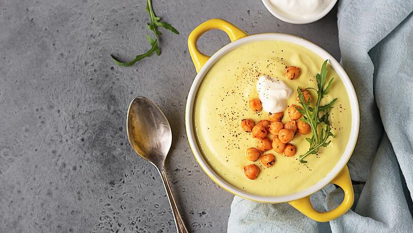 Diese Suppe passt perfekt zu kalten Tagen. Diese Suppe passt perfekt zu kalten Tagen.