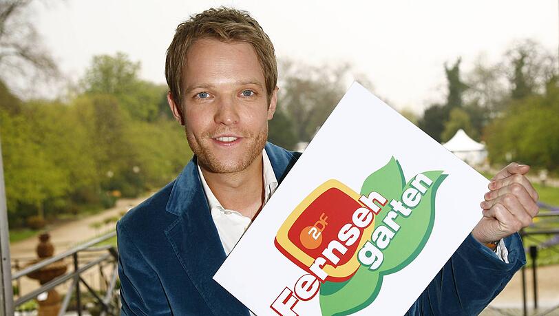 Moderator Ernst-Marcus Thomas moderierte 2008 den "ZDF-Fernsehgarten".