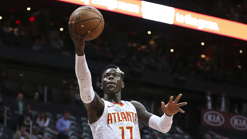 Dennis Schröder verwandelte acht seiner zwölf Wurfversuche und war mit 21 Punkten Atlantas Topscorer.