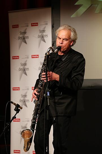 Ein Wahnsinns-Auftritt, der alle faszinierte: Jazz-Stern Michael Riessler.