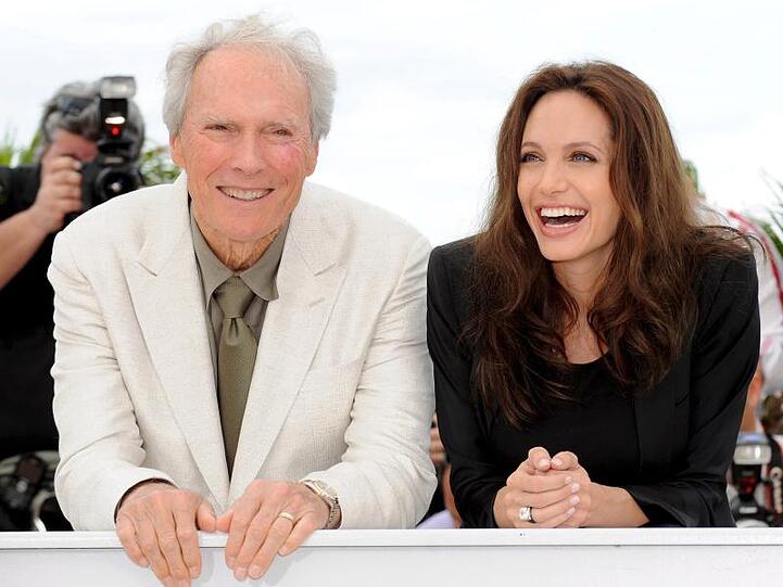Clint Eastwood und Angelina Jolie stellen beim Festival in Cannes ihren Film "Der fremde Sohn" vor.