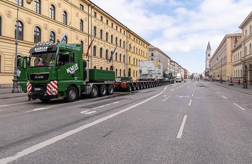 Auch an der Ludwigskirche führte der Weg der Turbine Richtung Sendling vorbei.