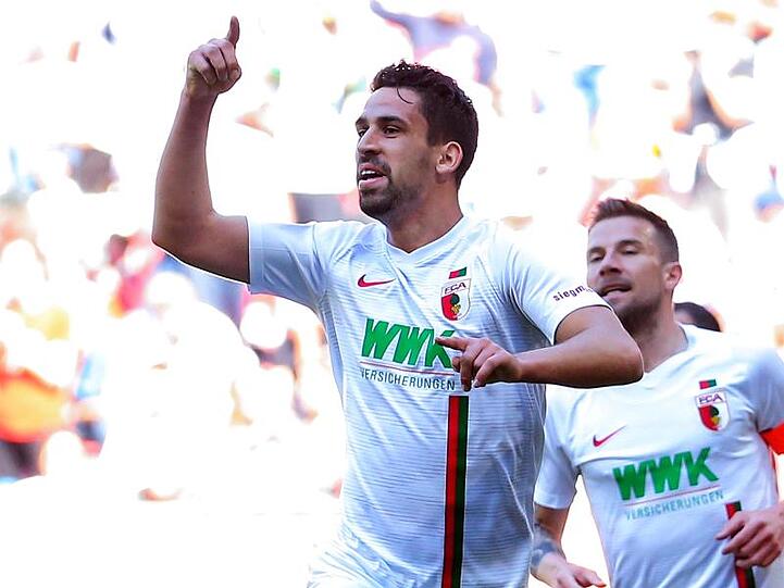 Rani Khedira vom FC Augsburg. Foto: Tom Weller/Archivbild