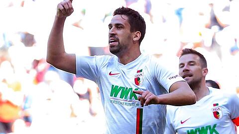 Rani Khedira vom FC Augsburg. Foto: Tom Weller/Archivbild