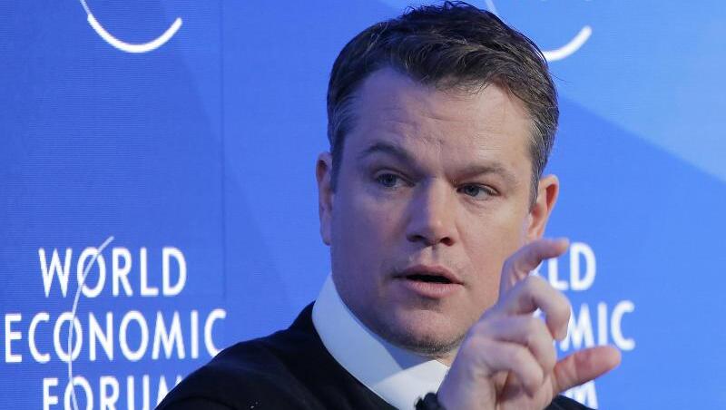 Matt Damon hat sein Kofferproblem nicht aus der Bahn geworfen. Matt Damon hat sein Kofferproblem nicht aus der Bahn geworfen.