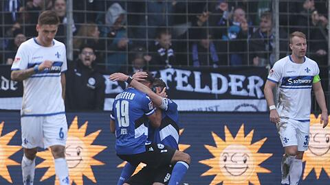 Arminia Bielefeld schlug daheim Tabellenführer Darmstadt.