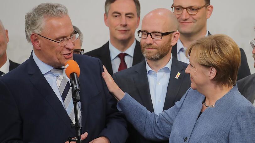 Joachim Herrmann (l.) sollte und wollte nach Berlin. Ändert er jetzt seine Meinung?