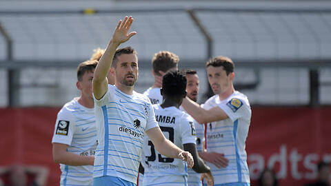 Sorgte mit dem 2:0 gegen Bayreuth für die Vorentscheidung: Sechzig-Kapitän Stefan Lex.