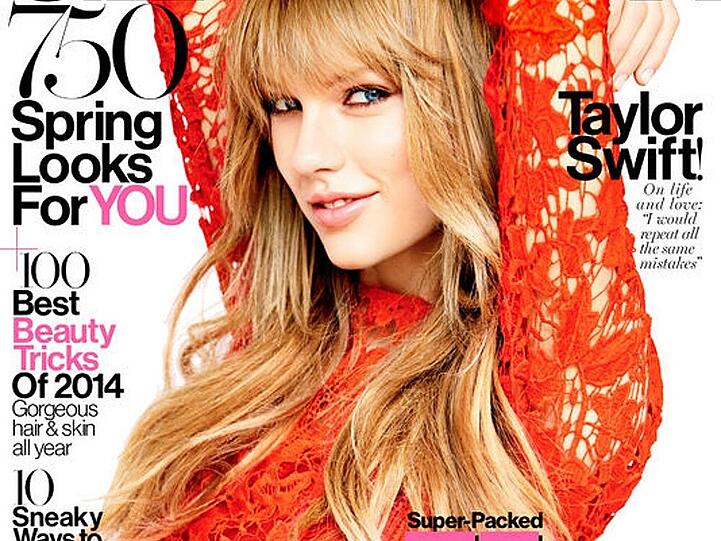 Taylor Swift auf dem März-Cover des "Glamour"-Magazins