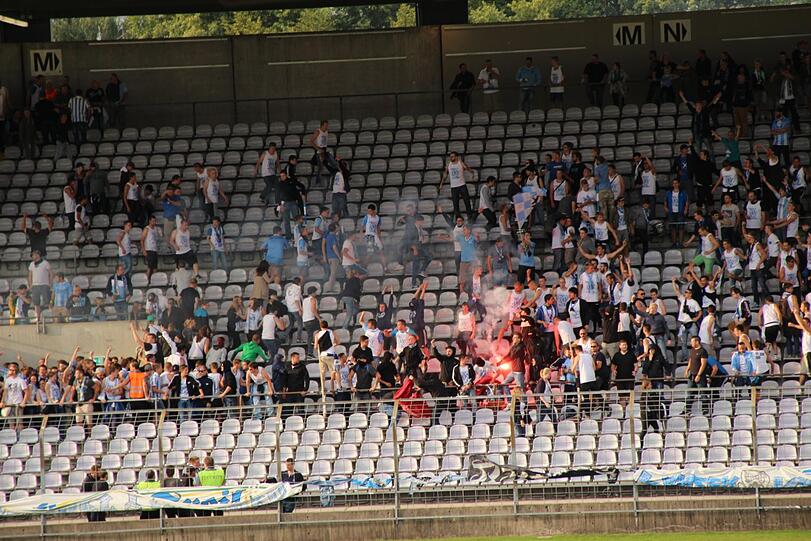 Weitere Bilder vom Amateurderby aus dem Grünwalder Stadion.