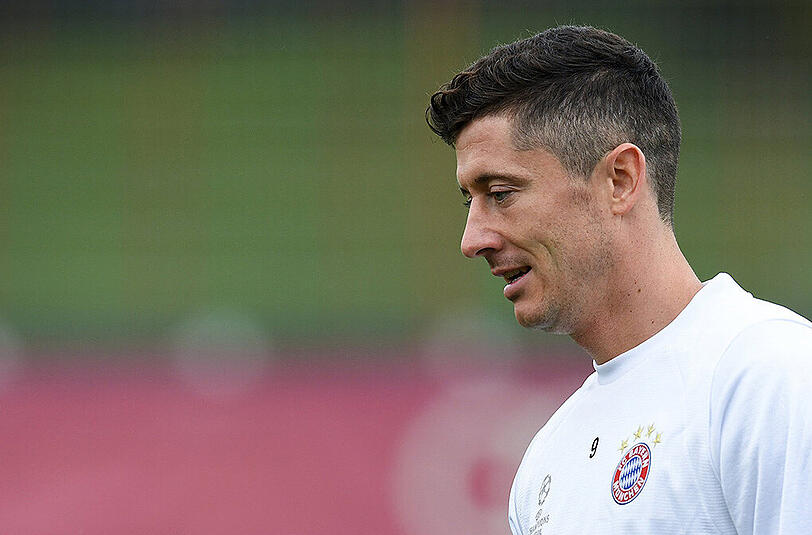 Meldete sich für Mittwoch zu hundert Prozent fit: Robert Lewandowski.