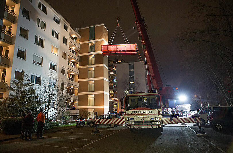 Die Bilder vom Messie-Einsatz in Nürnberg.