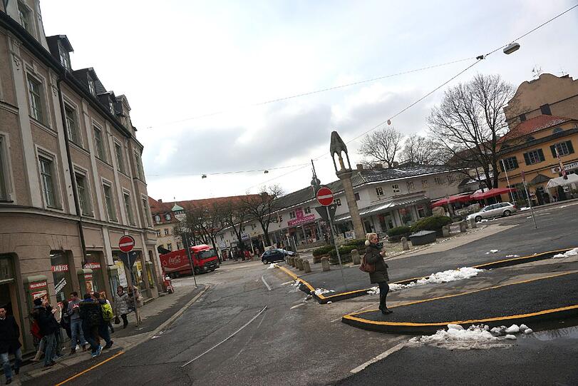 In Pasing ist der Platz zentral gelegen.