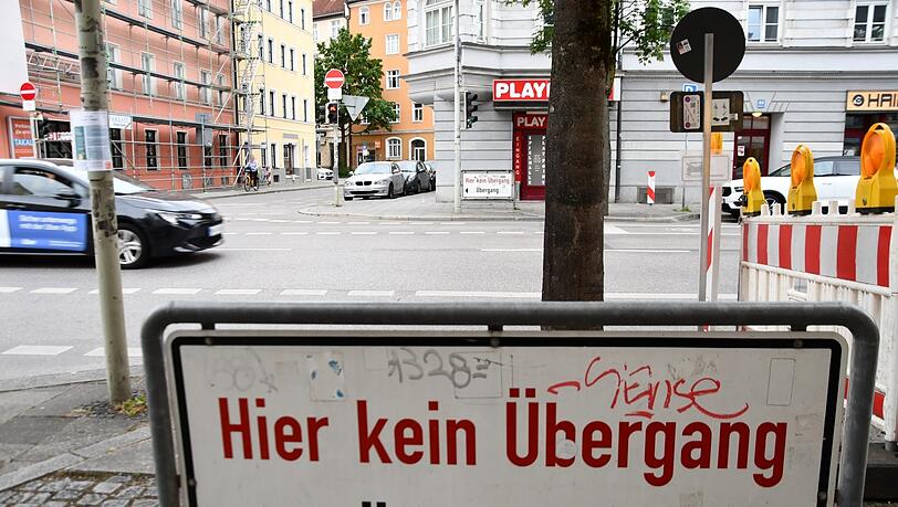 Metzstraße: Bald soll es auch hier eine Ampel geben.