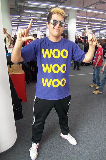Marius Baumann, 18: "Ich war auch schon ein Fan von Zack Ryder als er ein "Edge-Head" war, also mit Edge zusammen gekämpft hat. Der Typ ist einfach cool, hat ein gutes Styling, eine gute Einstellung - ich bewunder' ihn. Er ist nicht so wie die Mega-Stars der WWE, der größten US-amerikanischen Wrestling-Liga - er ist auf dem Boden geblieben."