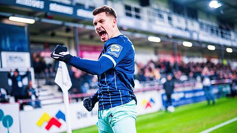 Mann der Stunde: Julian Guttau erzielte auch in Verl den Siegtreffer für den TSV 1860.