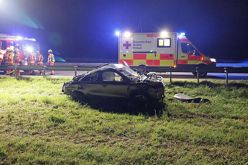 Der Suzuki erlitt bei dem Unfall einen Totalschaden.