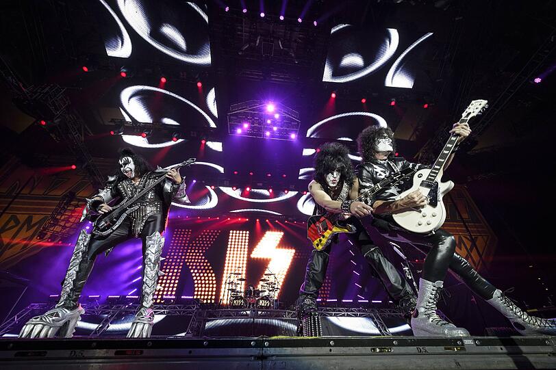 Purer Rock'N'Roll in München: Kiss in der Olympiahalle.