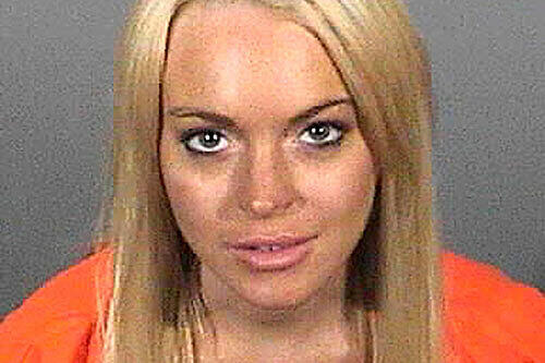 Das "Passbild" fürs Gefängnis: Lindsay Lohan
