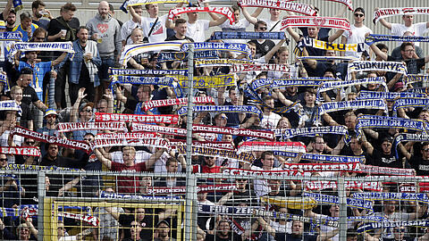 Die Jena-Anhänger pflegen eine Fanfreundschaft mit dem FC Bayern.