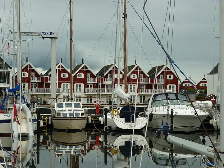 Am Hafen von Nykøbing.