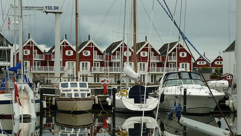 Am Hafen von Nykøbing. Am Hafen von Nykøbing.
