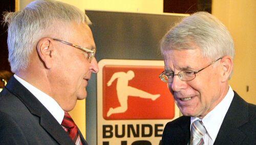 Gemeinsam gegen Betrug: Theo Zwanziger (l.) und Reinhard Rauball Gemeinsam gegen Betrug: Theo Zwanziger (l.) und Reinhard Rauball