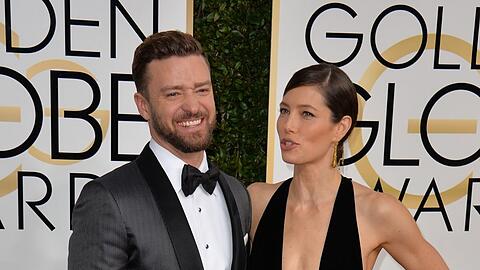 Jessica Biel mit ihrem Ehemann Justin Timberlake.