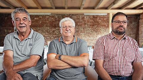 Thomas Neufeld, Konrad Moll und Norbert Bergmeier (v.l.).