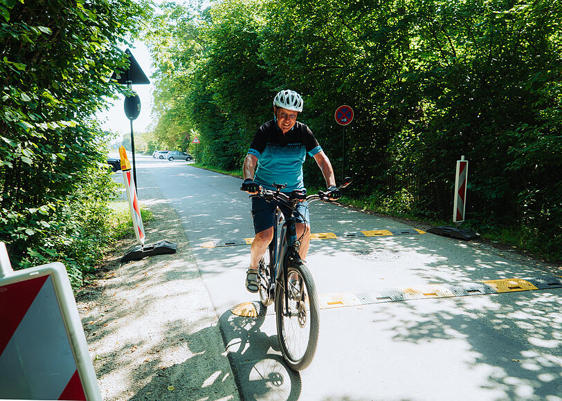 Rentner Gerhard Succi (80) findet, dass der Radfahrer der "undisziplinierteste Verkehrsteilnehmer" ist.