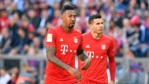 Wer steht gegen Leipzig in der Startelf? Jérôme Boateng (links) oder Lucas Hernández (rechts).(Archivbild)
