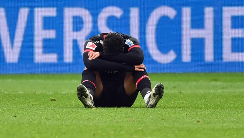 Nadiem Amiri und Bayer Leverkusen wirken nach der Niederlage gegen Bielefeld ratlos.