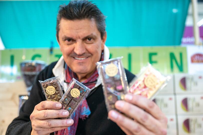 Ob pur, als Praline, im Pesto oder in der Dubai-Schokolade: Pistazie ist im Trend. Das freut den Stefan Gorgone.