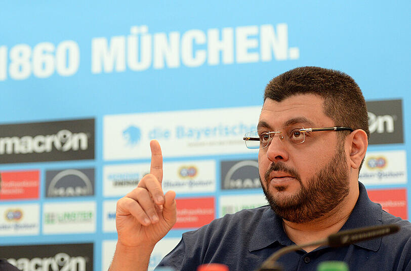 Völlig außer Kontrolle: Hasan Ismaik, Investor beim TSV 1860 München.