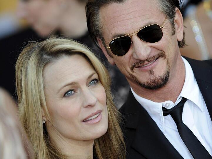 Nach seiner Ehe mit Madonna heiratete Sean Penn die Schauspielerin Robin Wright.