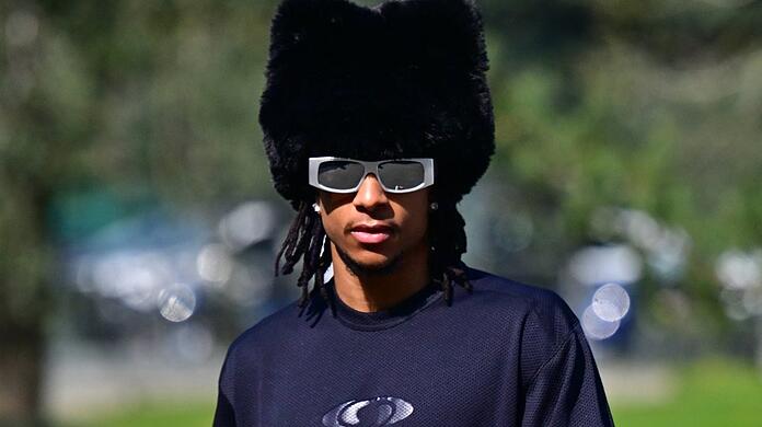 Probiert auch modisch viel aus: Bayern-Star Michael Olise