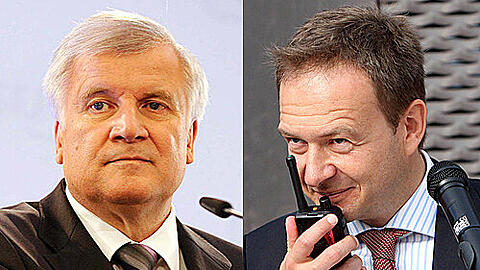 Ende der Zusammenarbeit: Horst Seehofer und Bernd Weiß