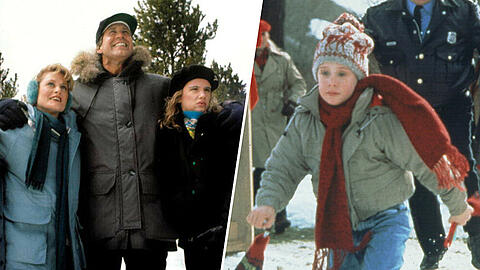 Die Griswolds und Kevin McCallister (r.) erleben an Weihnachten so einige Abenteuer.