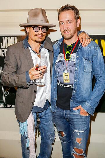 Jack Elliot (Johnny-Depp-Double) und Ludwig Lehner (Ryan-Gosling-Double)